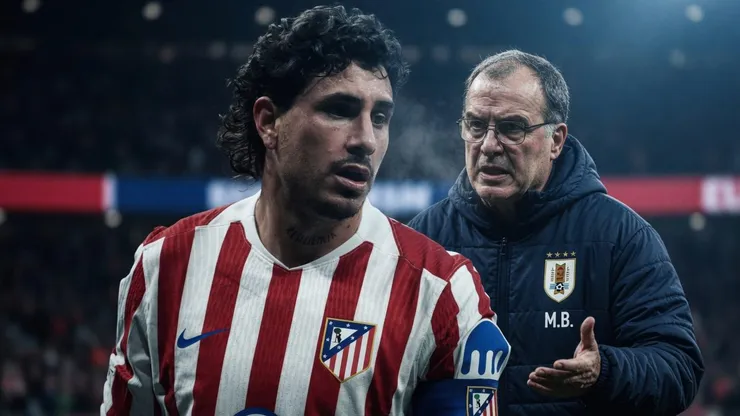 Josema Giménez se esguinzó el tobillo derecho y es duda para llegar al inicio de la Copa del Mundo con Uruguay.
