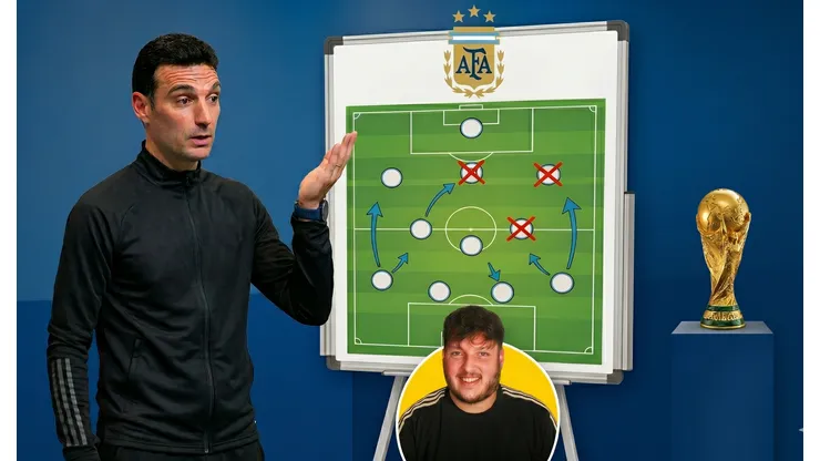 Scaloni define la lista de 26 y ya piensa en el debut ante Argelia.