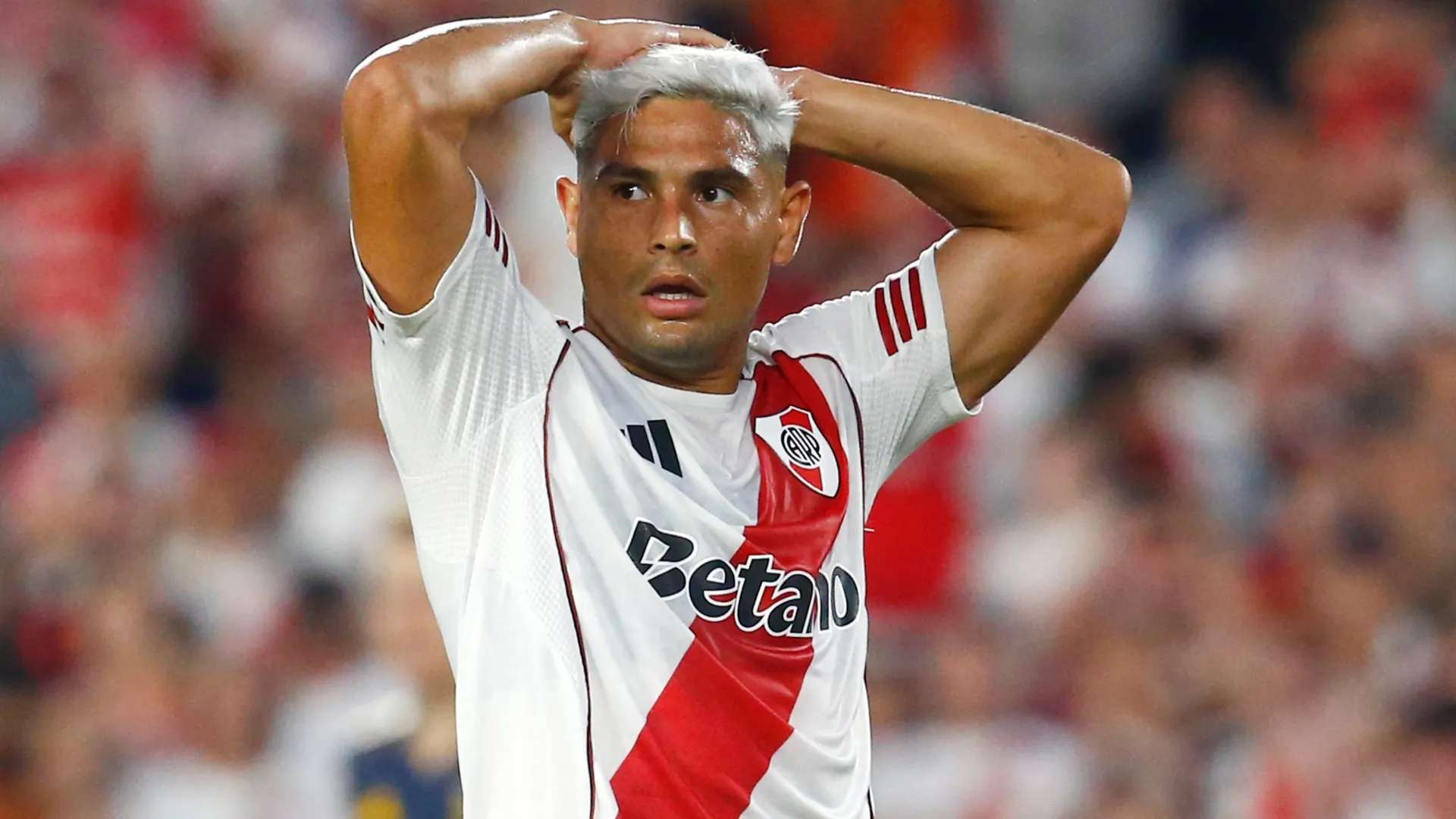 Maximiliano Salas, de flojo presente. (Foto: Getty)