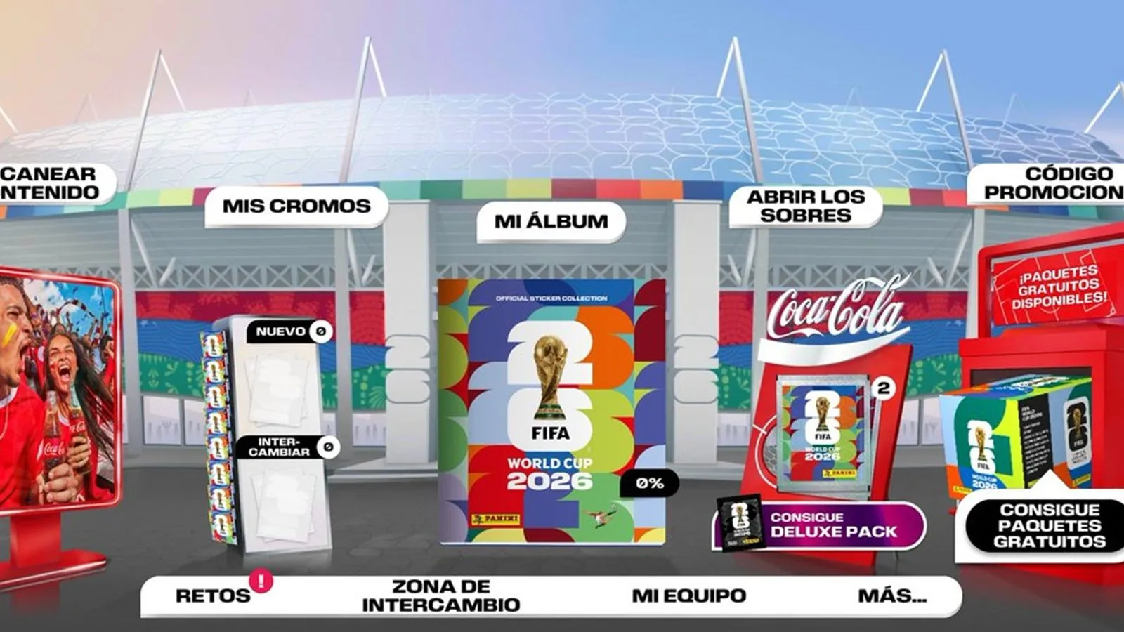 En el sector derecho de la pantalla, la opción para introducir los códigos promocionales.