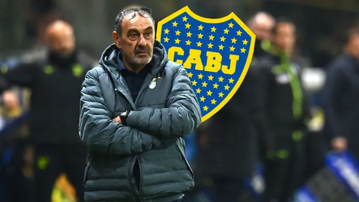 Maurizio Sarri, entrenador de la Lazio, dijo que sueña con dirigir a Boca.