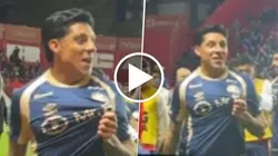 Enzo Pérez se negó a regalar la camiseta de Argentinos Juniors que usó contra Huracán porque tiene los colores de Boca.