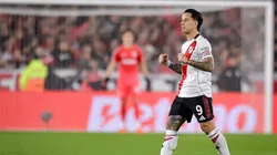 Sebastián Driussi celebra su gol ante Gimnasia.