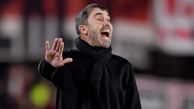 Chacho Coudet, entrenador de River.