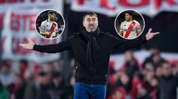 Eduardo Coudet aclaró que las lesiones de Marcos Acuña y Gonzalo Montiel no serían graves, por lo que estarían vs. Rosario Central.