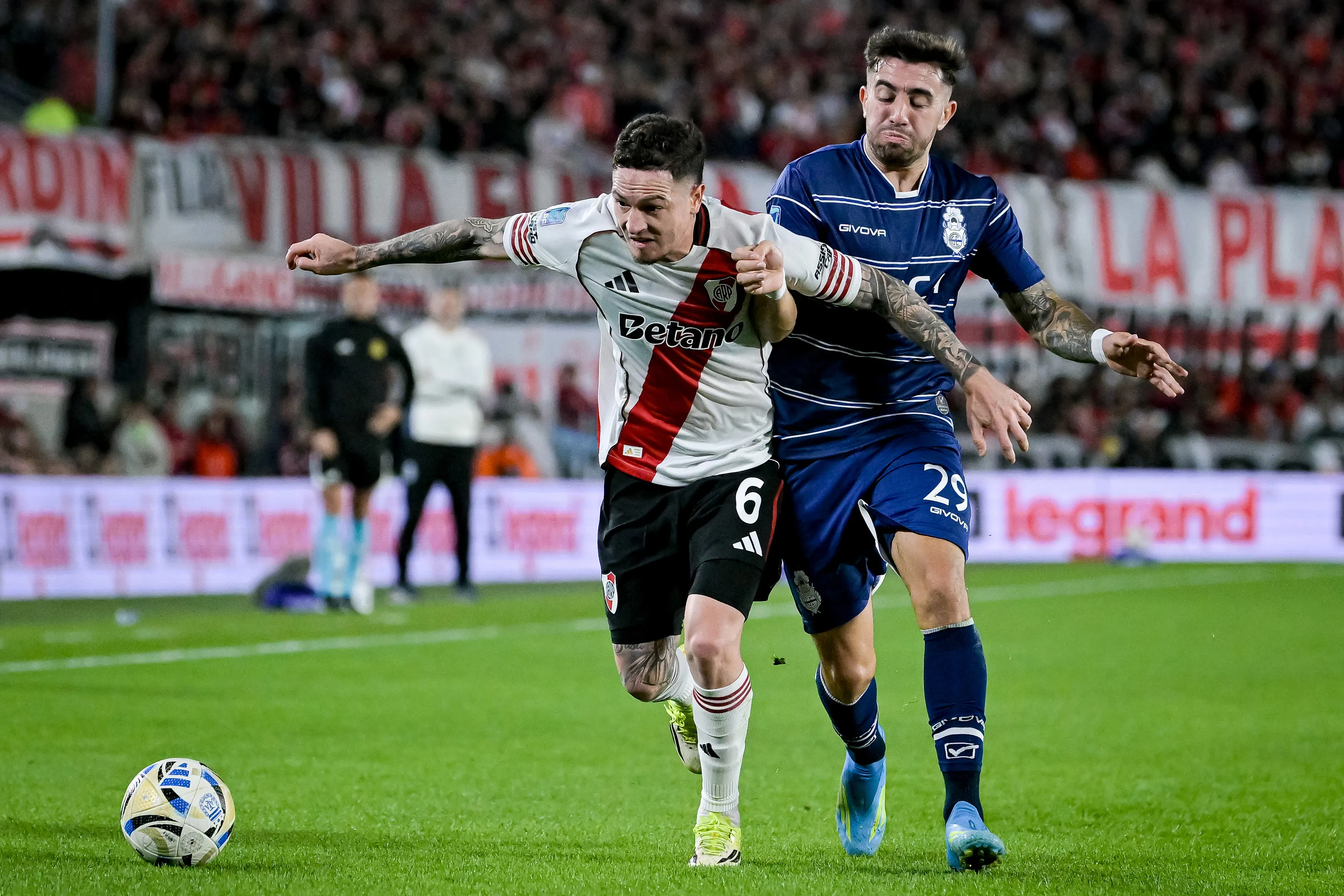 Aníbal Moreno ante Gimnasia. (Foto: Getty).