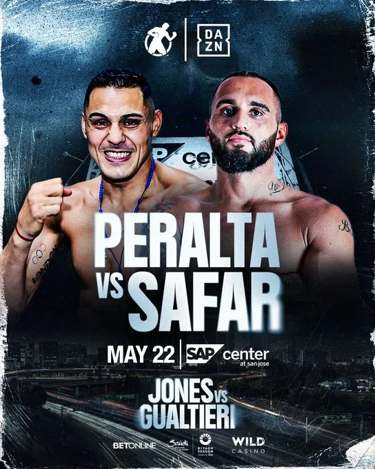 Promoción de Yamil Peralta vs. Robin Safar en California.