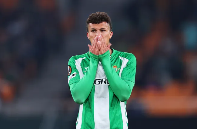 Nelson Deossa, futbolista colombiano de Real Betis. (Getty Images)