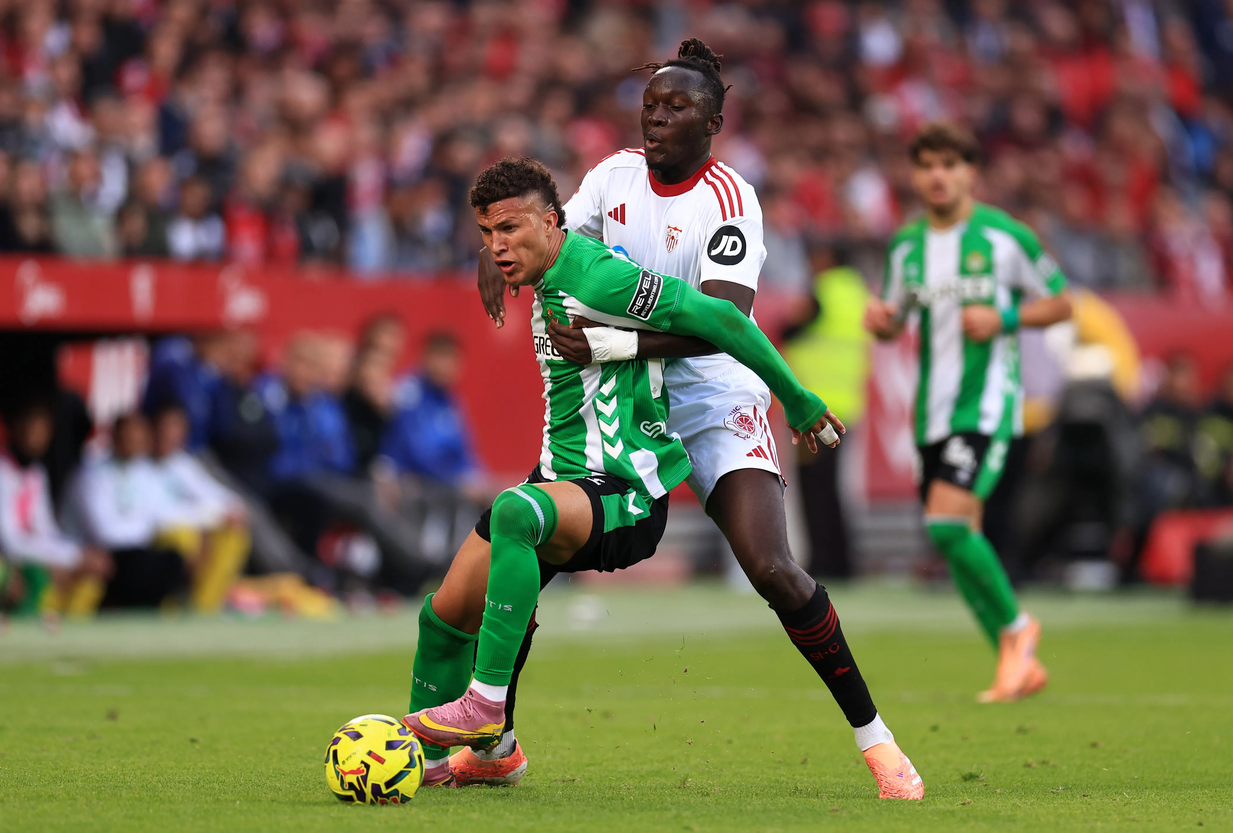 Nelson Deossa, futbolista colombiano de Real Betis. (Getty Images)