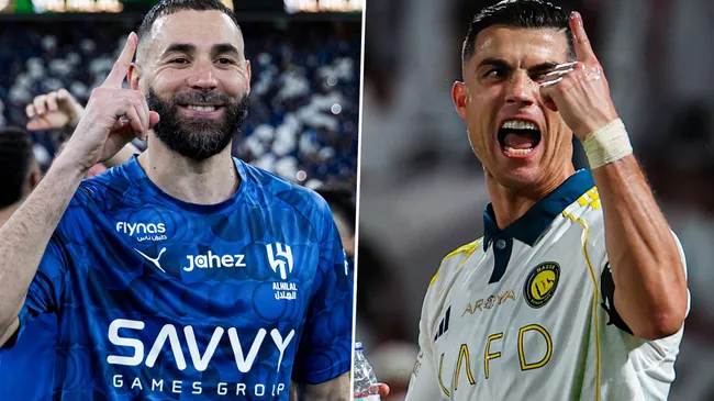 Benzema y Cristiano, los dos mejores pagos del fútbol árabe.