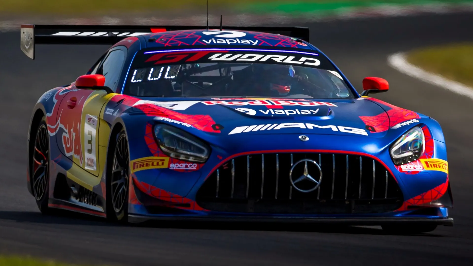 El Mercedes AMG GT3 que pilotará Max Verstappen en su debut en Nurburgring. (Prensa Verstappen Racing)