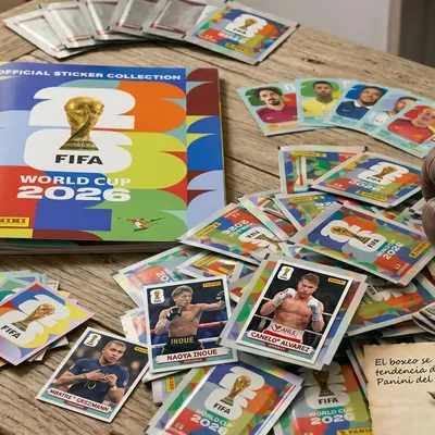 El boxeo se subió a la tendencia del Álbum PANINI del Mundial 2026: quién es el representante de Argentina