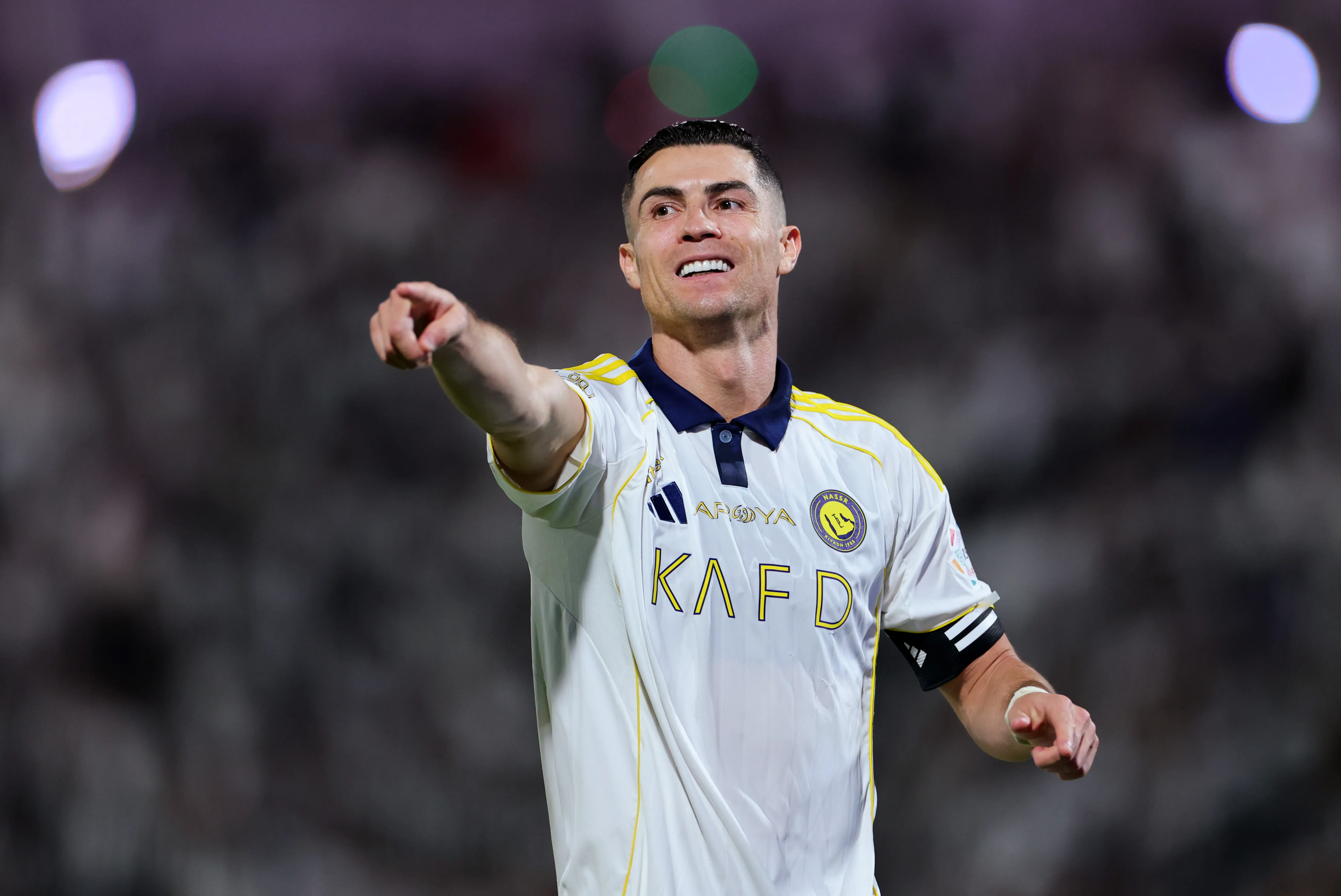 Cristiano Ronaldo, astro portugués de Al Nassr. (Getty Images)