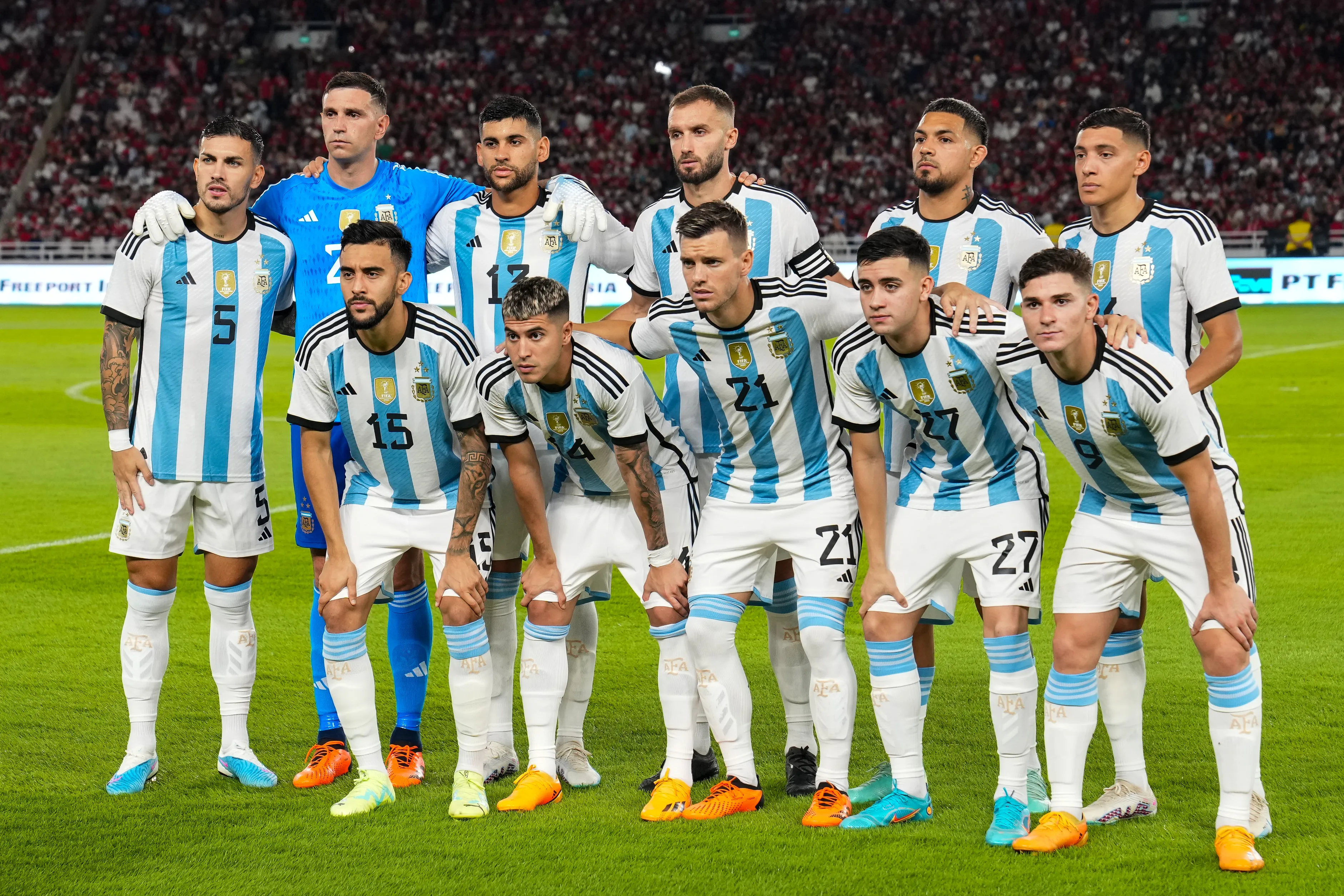 Facundo Buonanotte en la Selección Argentina. (Getty Images)