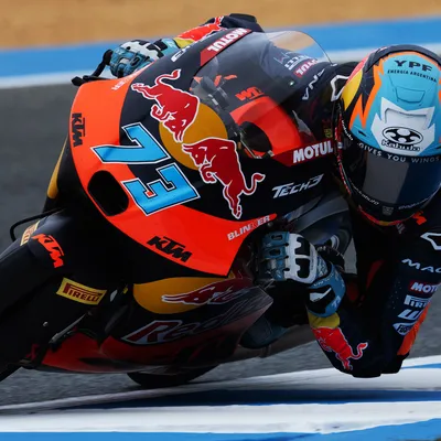 Valentín Perrone logró la primera pole position de su carrera en Moto3