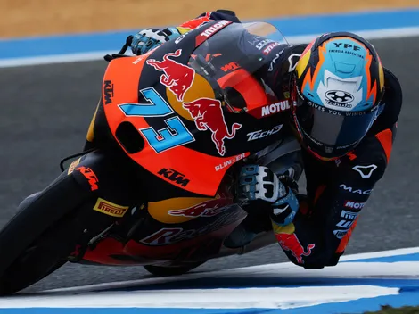 Valentín Perrone logró la primera pole position de su carrera en Moto3