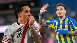 Sebastián Driussi y Enzo Copetti, figuras del Millonario y el Canalla.