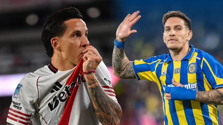 Sebastián Driussi y Enzo Copetti, figuras del Millonario y el Canalla.