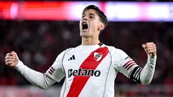 Martínez Quarta festeja el gol ante Gimnasia, que aseguró el pase a la semi.