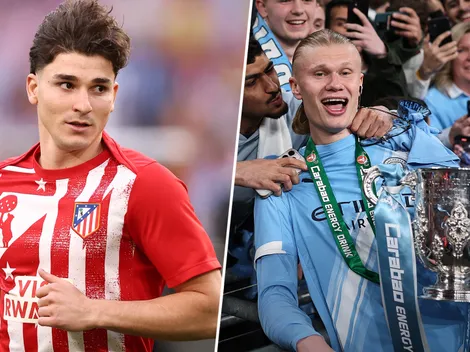 Mientras Julián Alvarez no ganó nada en Atlético de Madrid, Manchester City sumó su segundo título desde que se fue