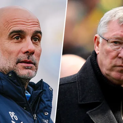 Pep Guardiola quedó a ocho títulos de igualar a Ferguson