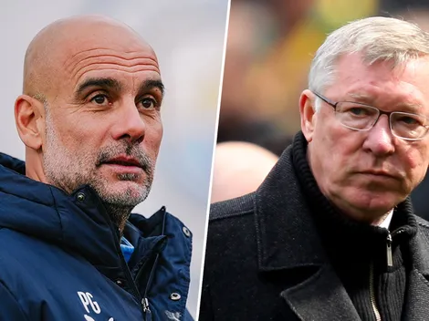 Pep Guardiola quedó a ocho títulos de igualar a Ferguson