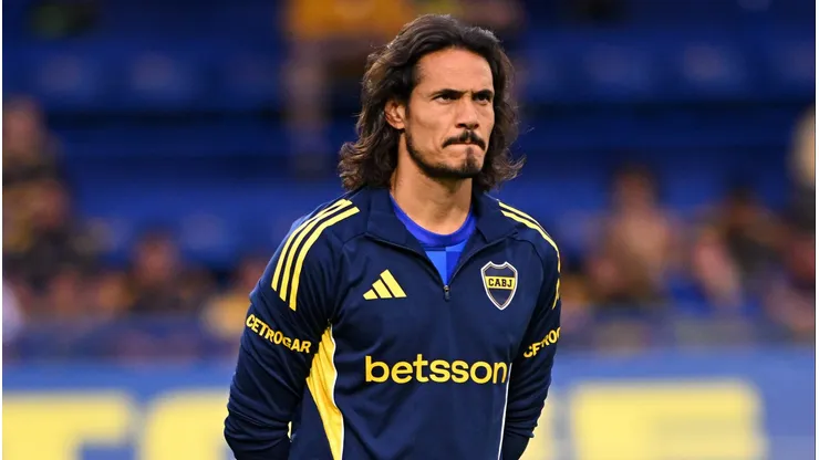 Edinson Cavani, delantero de Boca Juniors.
