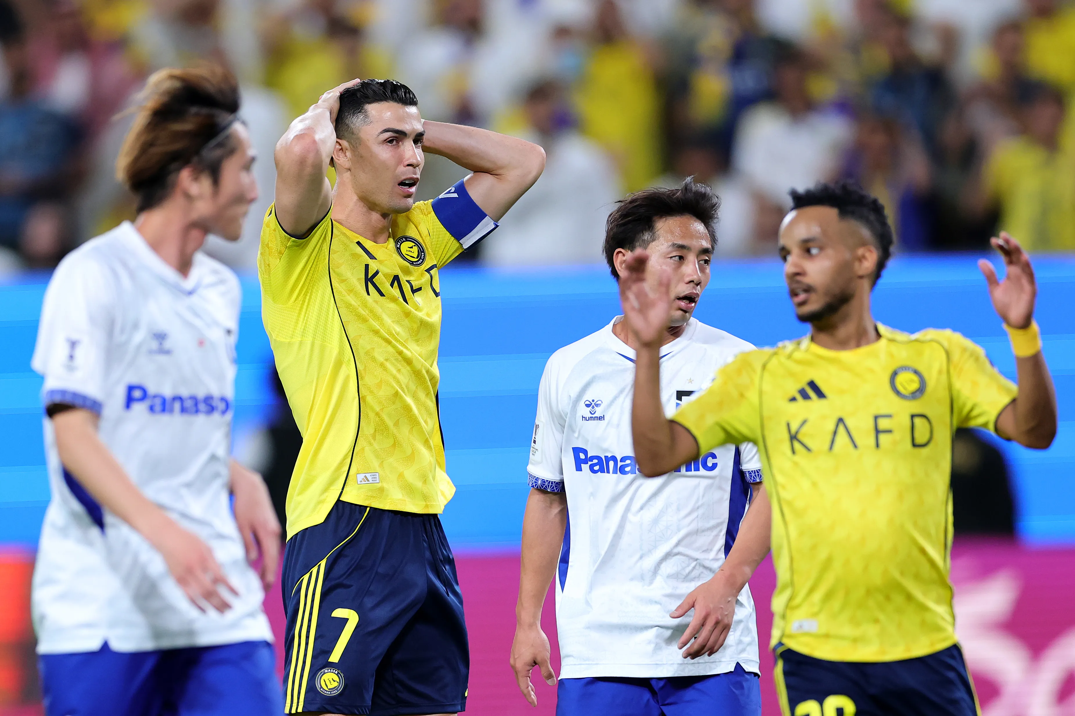 Cristiano Ronaldo, astro portugués de Al Nassr. (Getty Images)