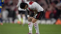Sebastián Driussi, se lesionó en River vs. Rosario Central.