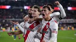 Colidio y todo River celebran su gol ante Rosario Central.