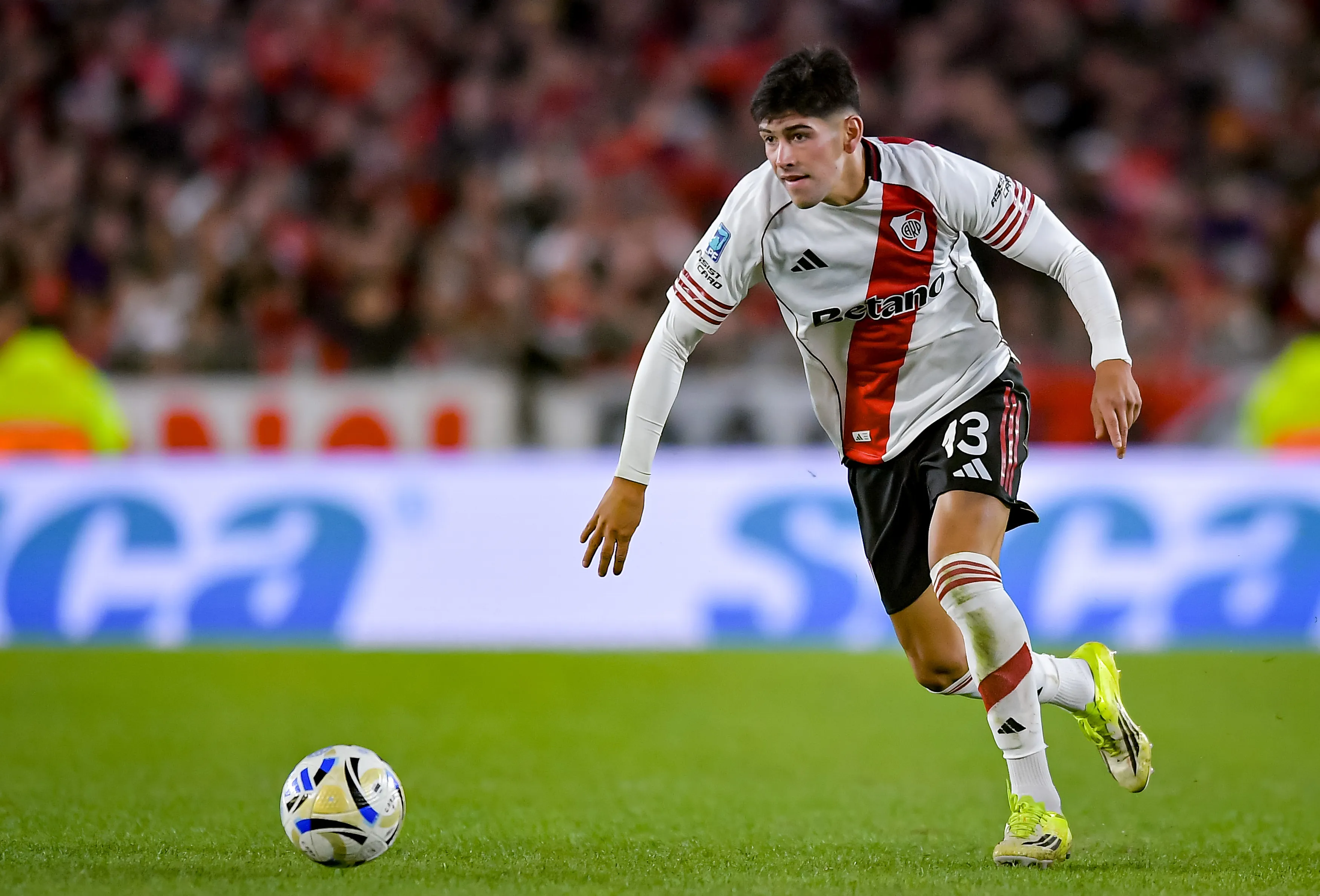 Lautaro Rivero, defensor de River Plate. (Getty Images)