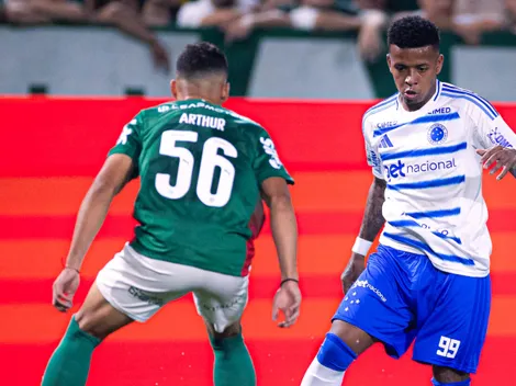 A tres días de jugar con Boca, Cruzeiro empató con Palmeiras utilizando todos sus titulares bajo la lluvia