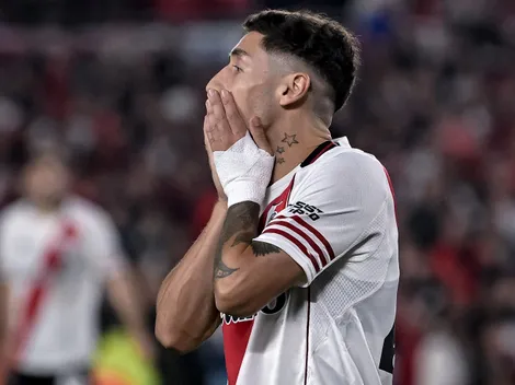 Montiel desgarrado: afuera de la Final con River y se suma a Molina entre los lesionados de Argentina