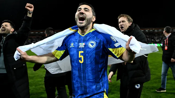 Sead Kolasinac, defensor de Bosnia y Herzegovina.