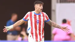 Adam Bareiro, en la Selección de Paraguay.