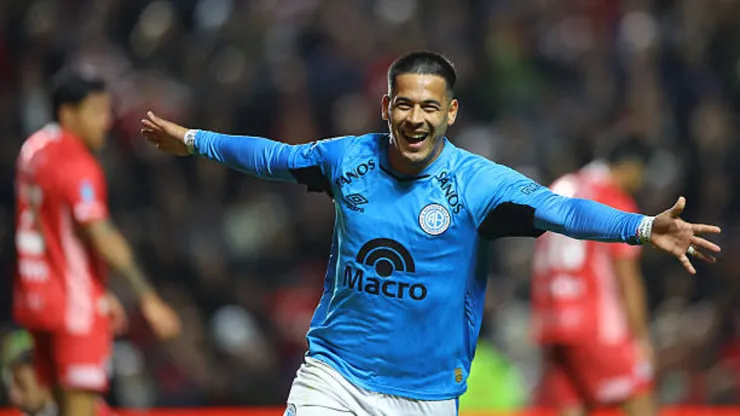 Nicolás Fernández, el héroe de Belgrano ante Argentinos Juniors.