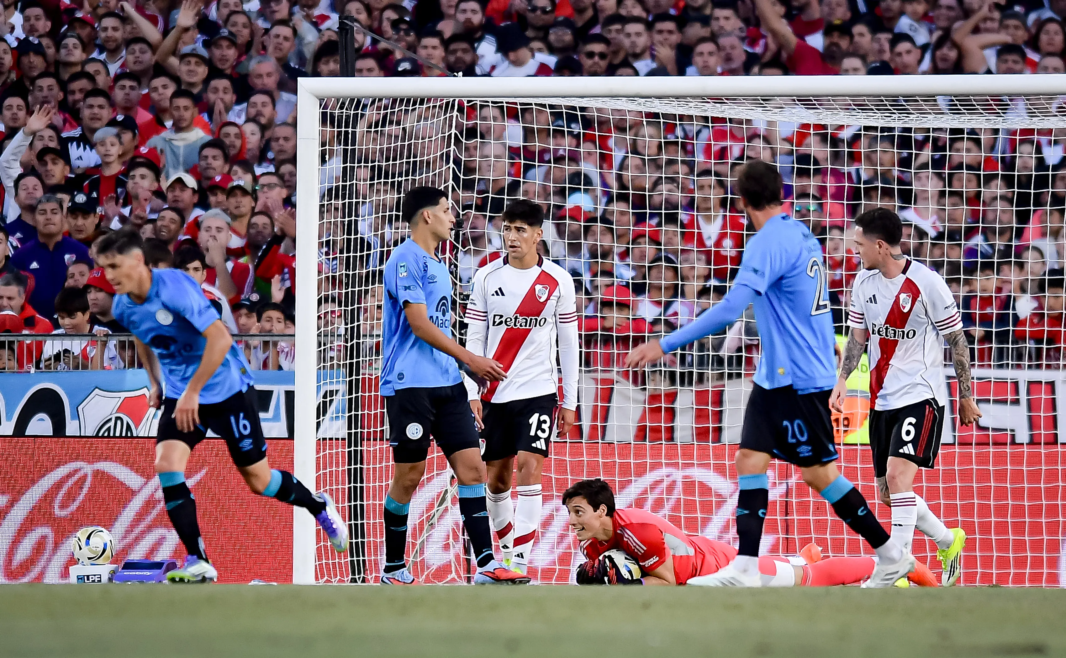 River y Belgrano se volverán a ver las caras luego del cruce por la fecha 13 el pasasdo 5 de abril. Getty Images.
