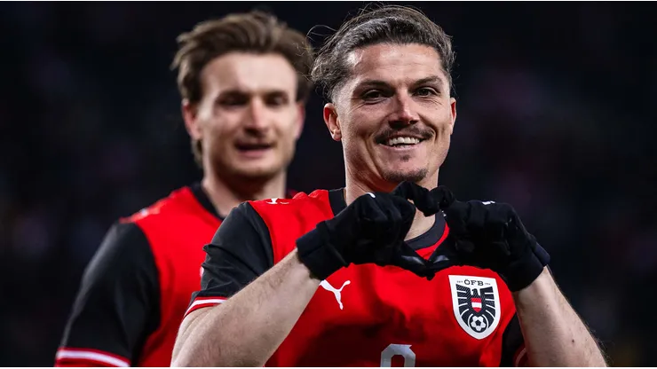Marcel Sabitzer, jugador de la Selección de Austria.