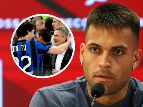 La respuesta de Lautaro a Mourinho tras decir que prefiere a Milito