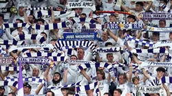 Los hinchas de Real Madrid en el Bernabéu