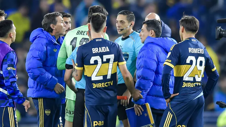 Malcolm Braida se quejó del arbitraje de Jesús Valenzuela en el empate de Boca con Cruzeiro en la Bombonera.