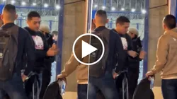 Jesús Valenzuela fue filmado a la salida de la Bombonera explicando sus decisiones en el empate 1 a 1 de Boca con Cruzeiro.