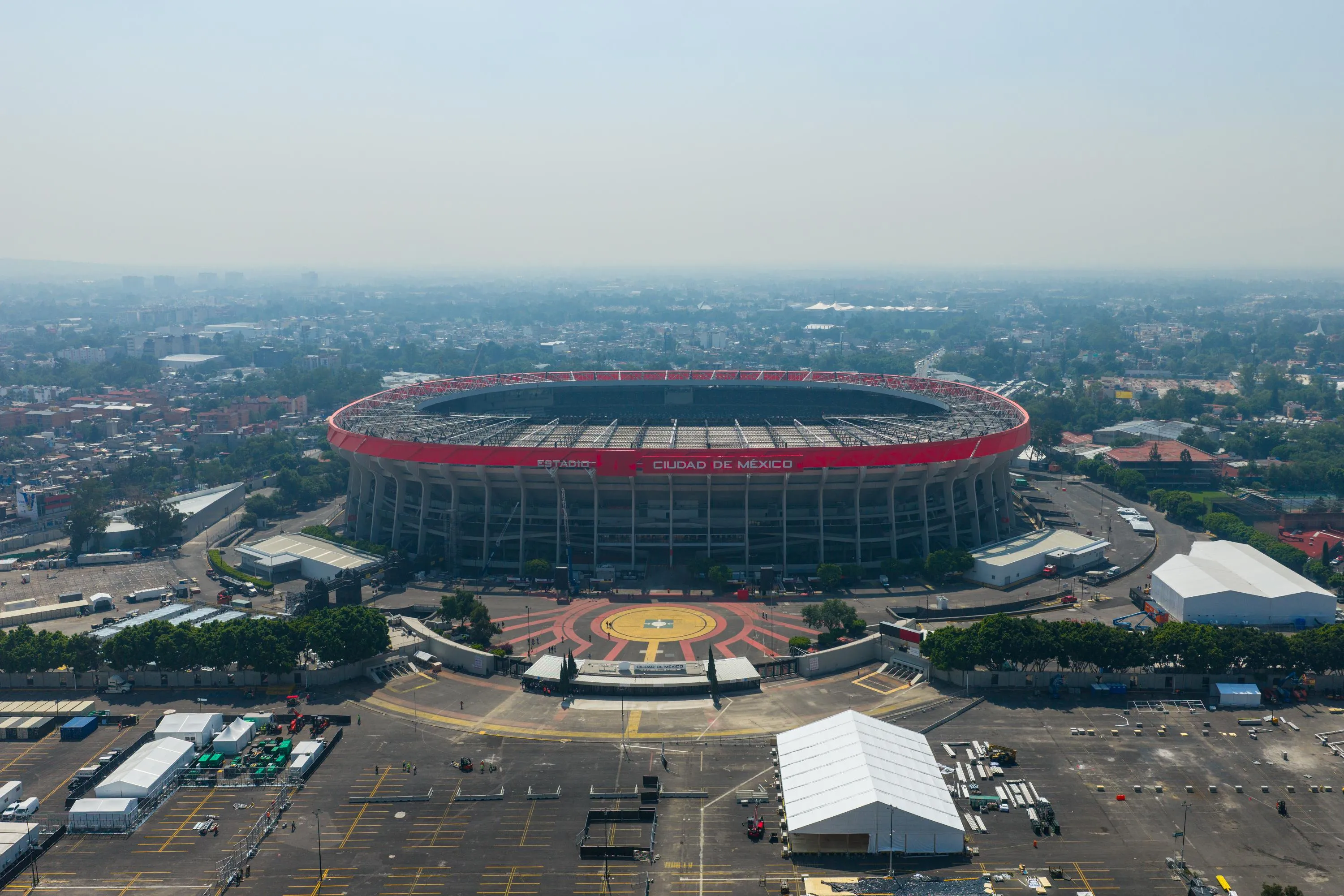 El Estadio Azteca recibirá 5 partidos de la Copa del Mundo 2026. Getty Images.