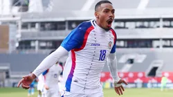 Wilson Isidor, delantero de la Selección de Haití.