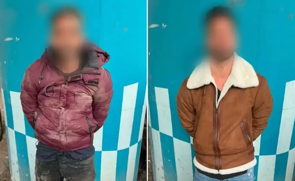 Parra y Fredes, detenidos. (Foto: Infobae)