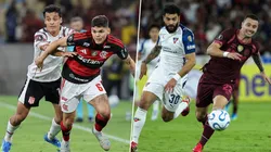 Estudiantes y Lanús saltaron a la cancha este miércoles.