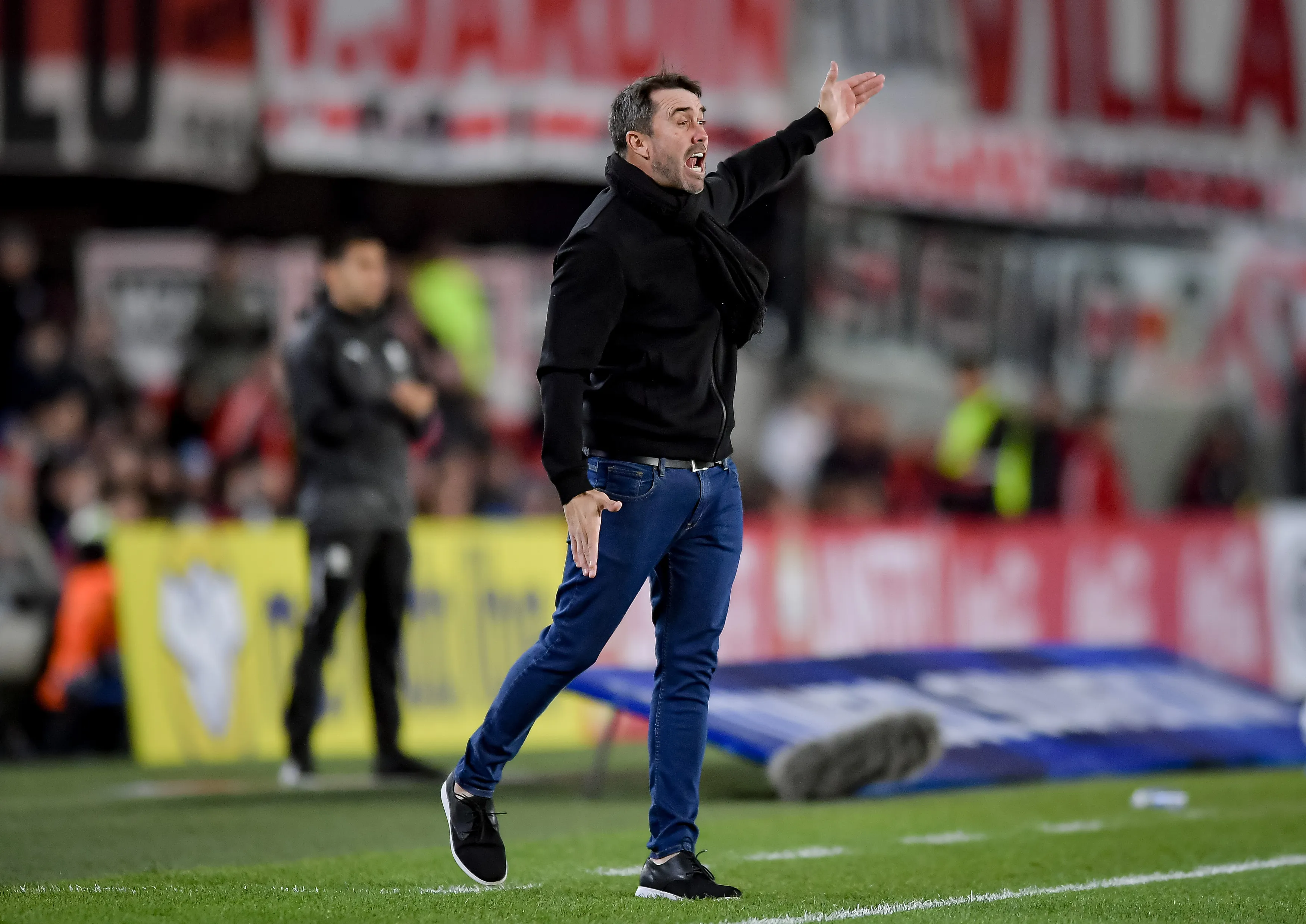 Chacho Coudet ante Bragantino. (Foto: Getty)