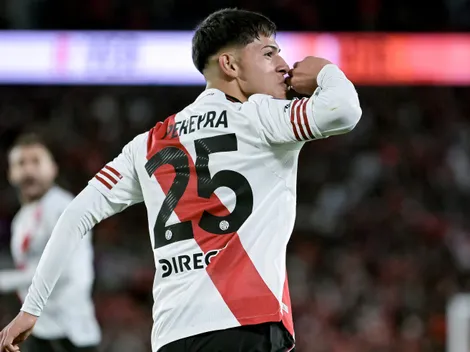 Lautaro Pereyra tras su primer gol en River: ''Es muy importante para mí''