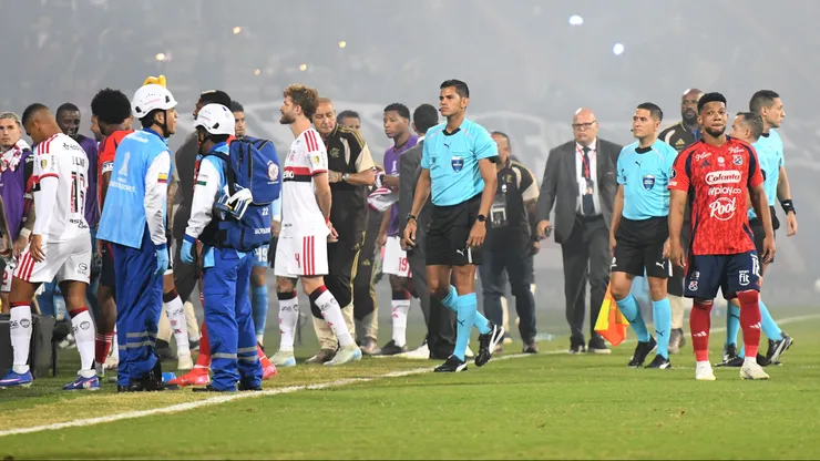 Conmebol tendría decidido darle los tres puntos a Flamengo por su partido suspendido por incidentes ante el DIM en el Atanasio Girardot.
