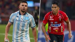 Adrián Maravilla Martínez y Jesús Yendis, protagonistas de Racing y Caracas.